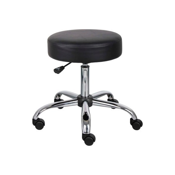 Boss Office Products Boss Medical Stool - Vinyl - Black B240-BK - main